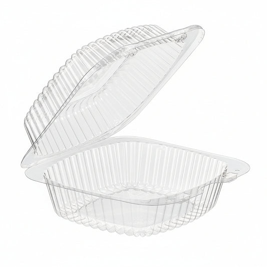 ENVASE PLÁSTICO TRASPARENTE CUADRADO 26OZ