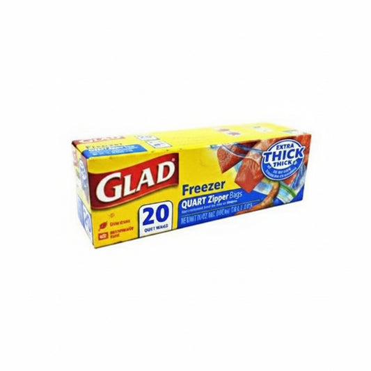 BOLSA PLASTICA CON ZIPPER GLAD 20U