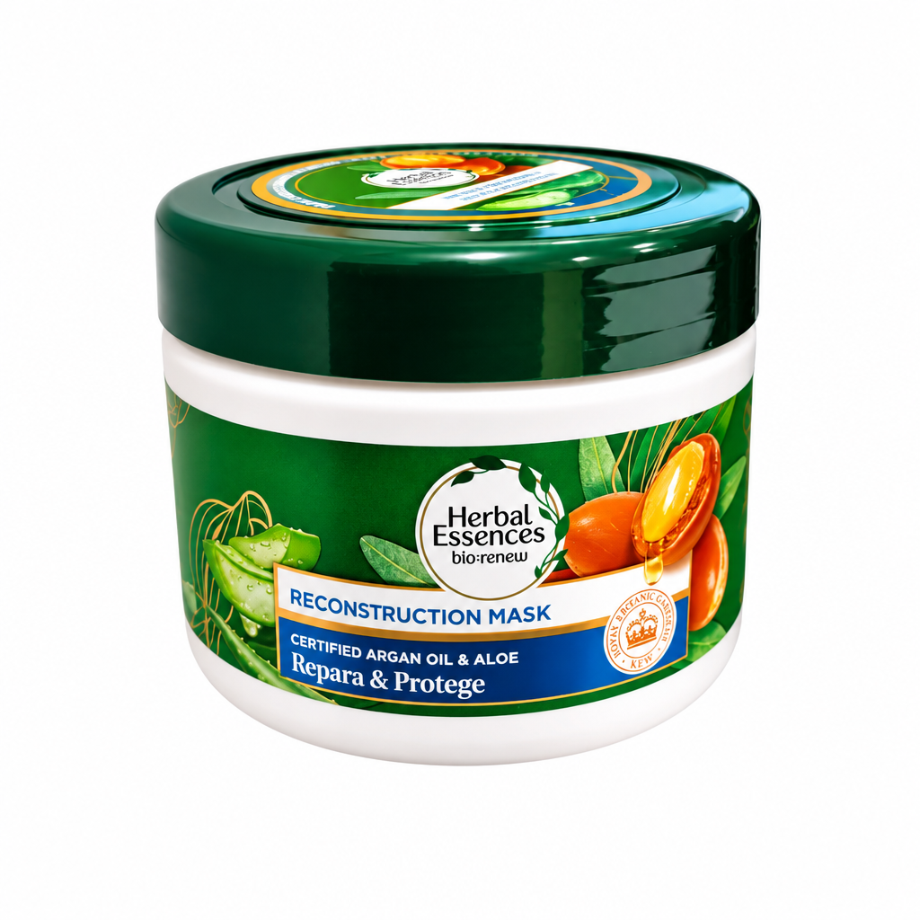 MASCARILLA DE ACIETE DE ARGAN HERBAL ESSENCES 300ML