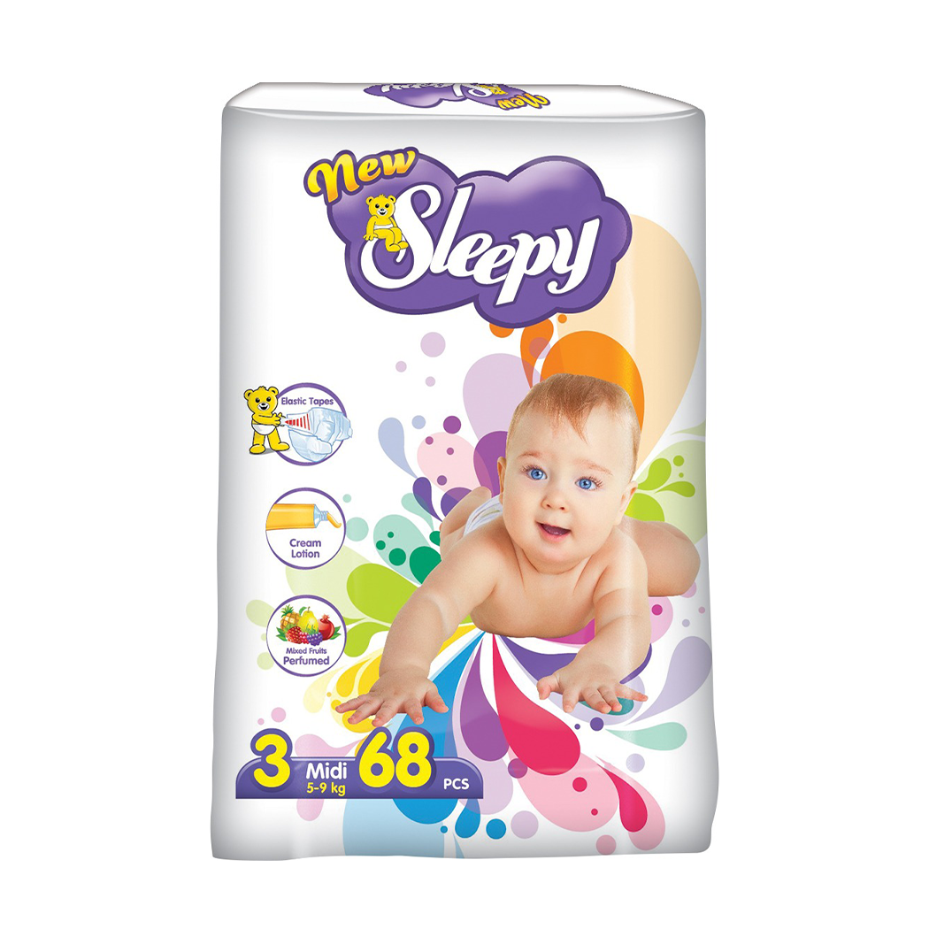 PAÑALES DESECHABLE JUMBO MIDI 68U