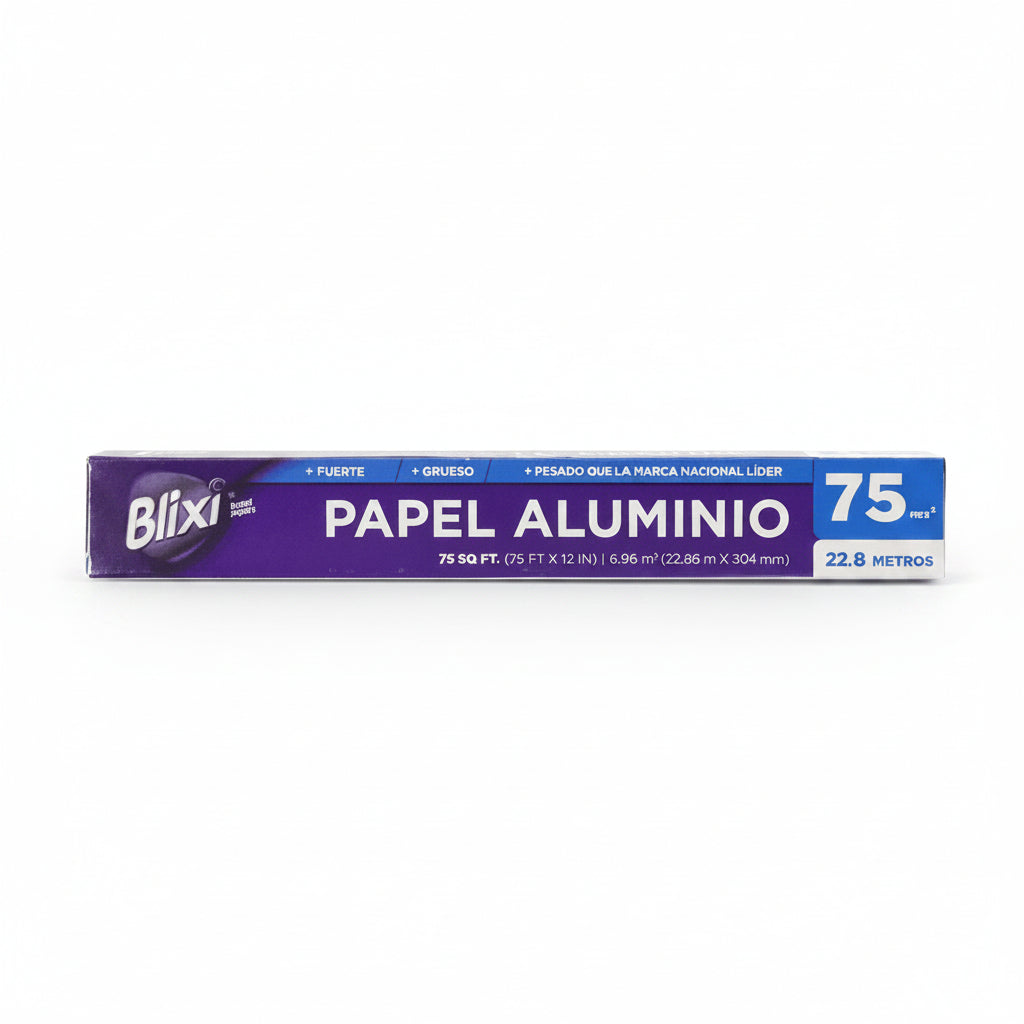PAPEL ALUMINIO EXTRA FUERTE BLIXI 16FT