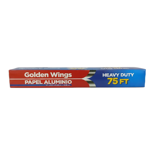 PAPEL ALUMINIO GOLDEN WINGS 75FT