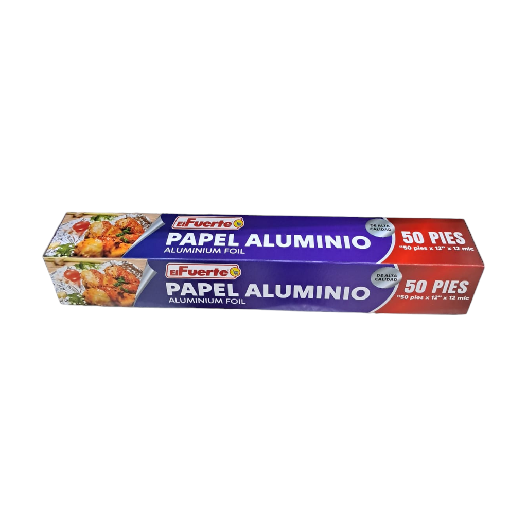 PAPEL DE ALUMINIO 50FT EL FUERTE