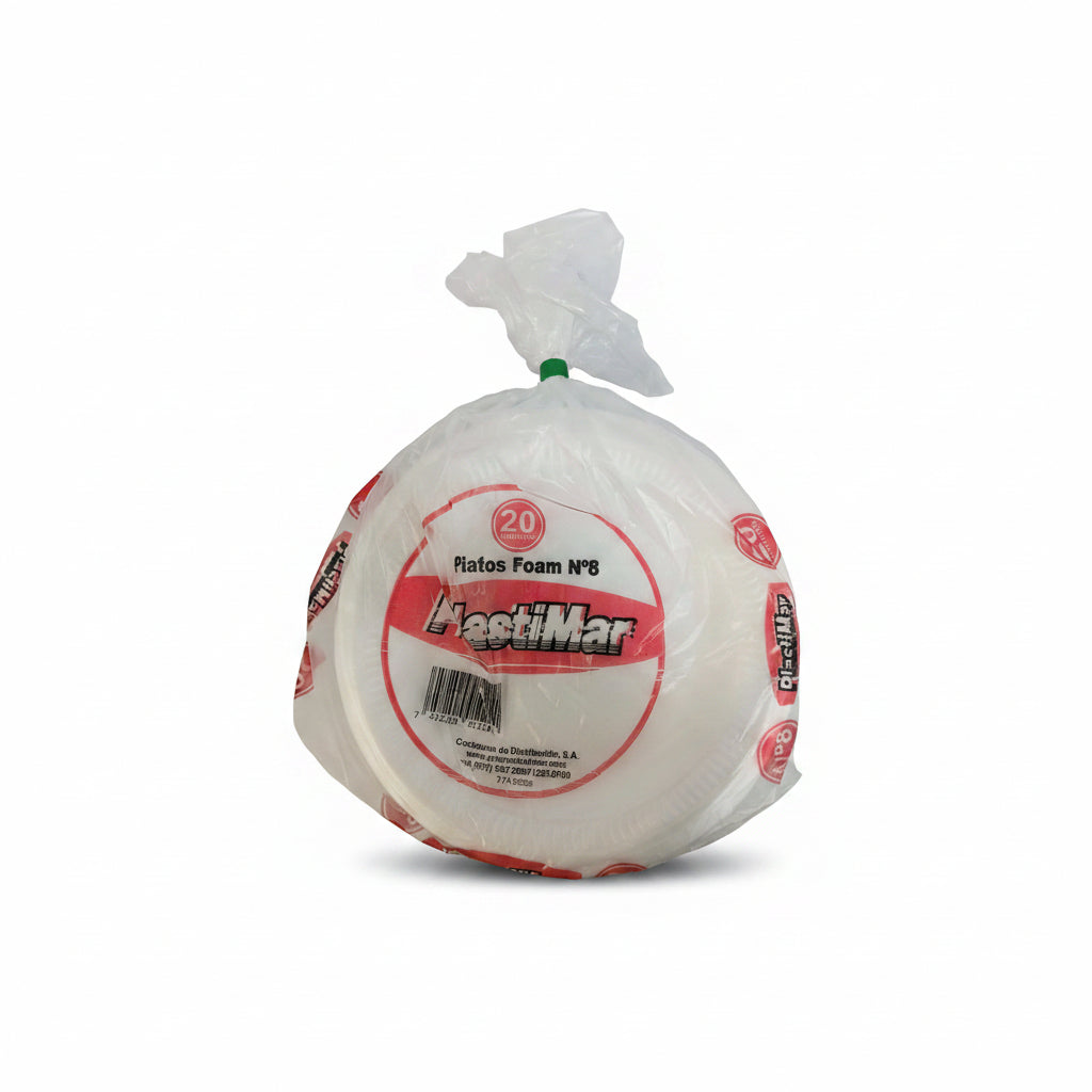 PLATOS ESPUMADOS 8" PLASTIMAX