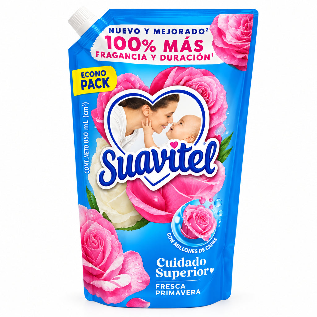 SUAVIZANTE FRESCA PRIMAVERA SUAVITEL 670ML