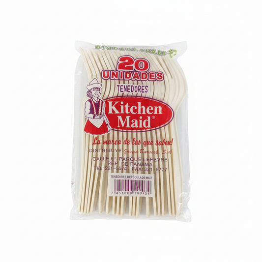 TENEDORES PLÁSTICOS KITCHEN MAID 20U