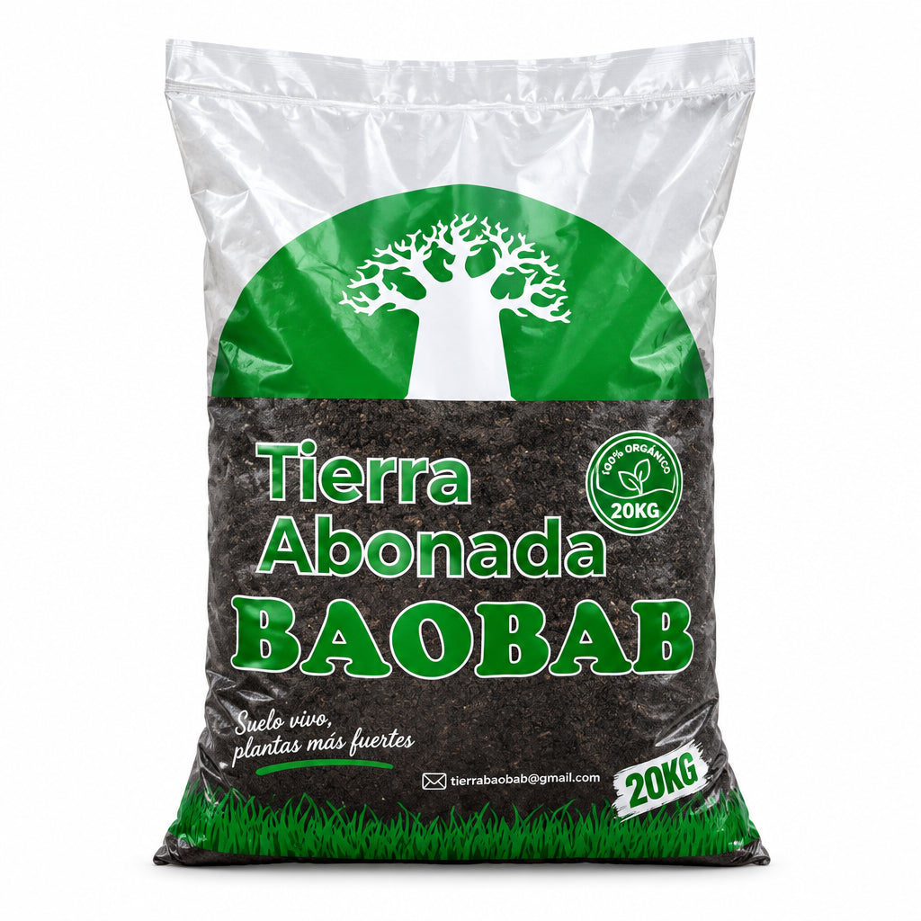 TIERRA NEGRA ABONADA BAOBAB 20KG