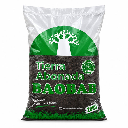 TIERRA NEGRA ABONADA BAOBAB 20KG