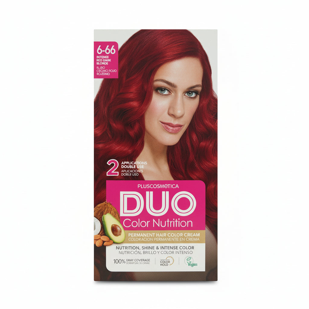 TINTE RUBIO OSCURO ROJO 6.66  KIT DUO