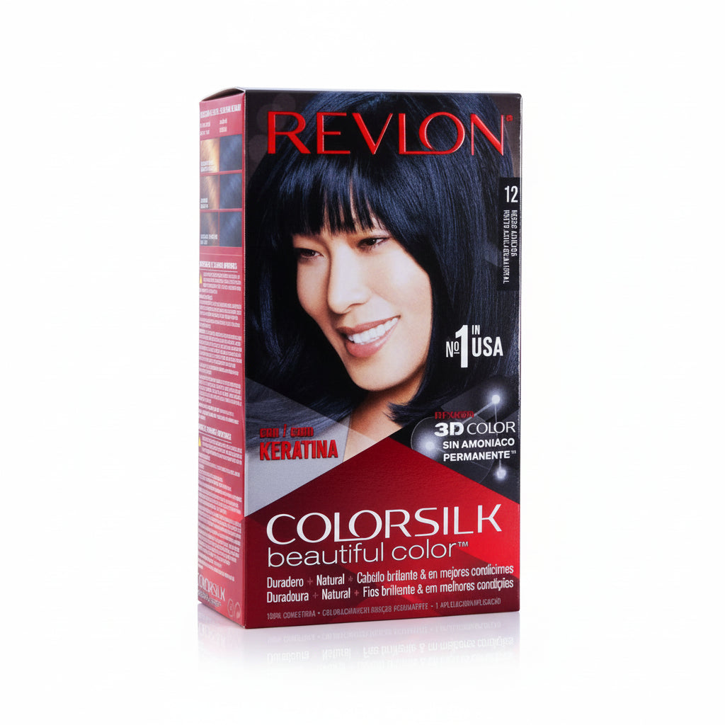 TINTE NEGRO AZULADO REVLON #12