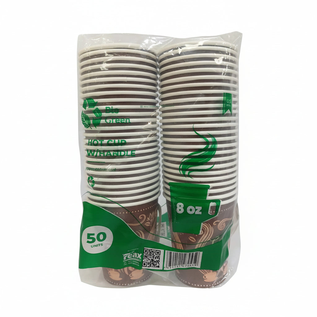 VASO DE CARTÓN PARA CAFE 8OZ