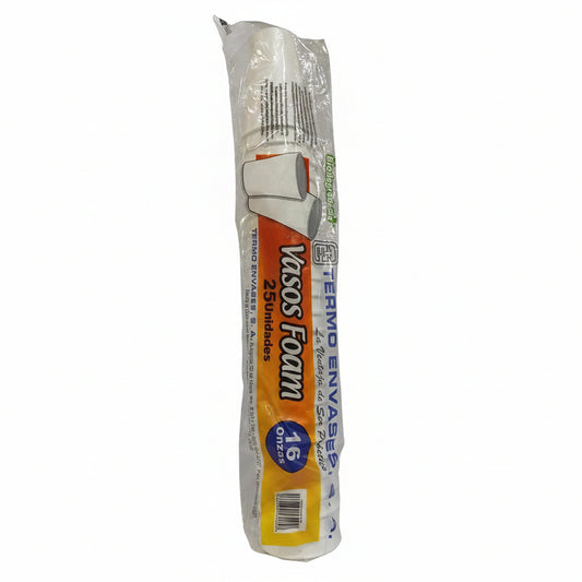 VASO DE FOAM TERMOENVASES 16OZ