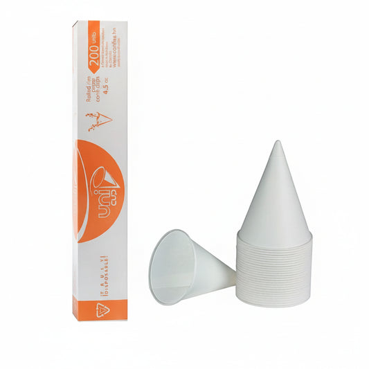 VASOS PARA AGUA CONICO 4OZ