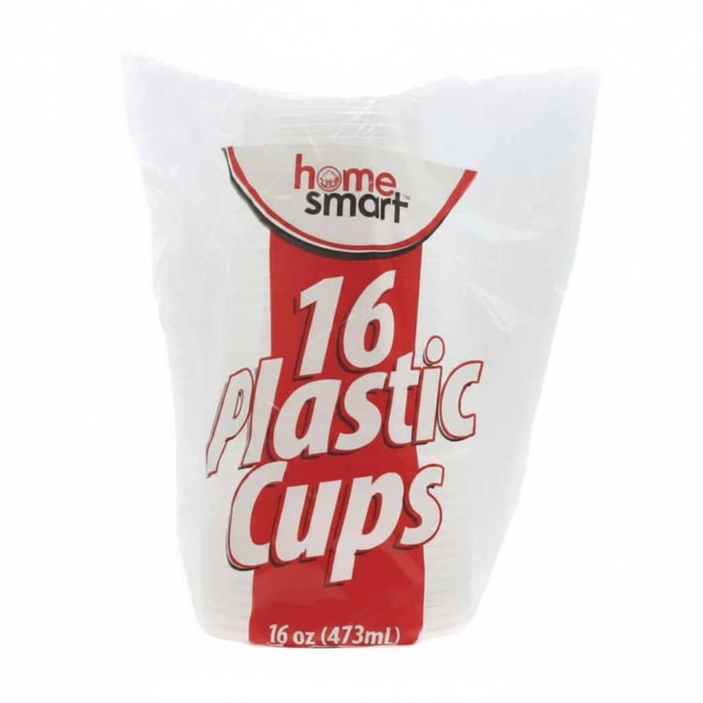 VASOS PLÁSTICOS  TRANSPARENTE 16OZ 16U