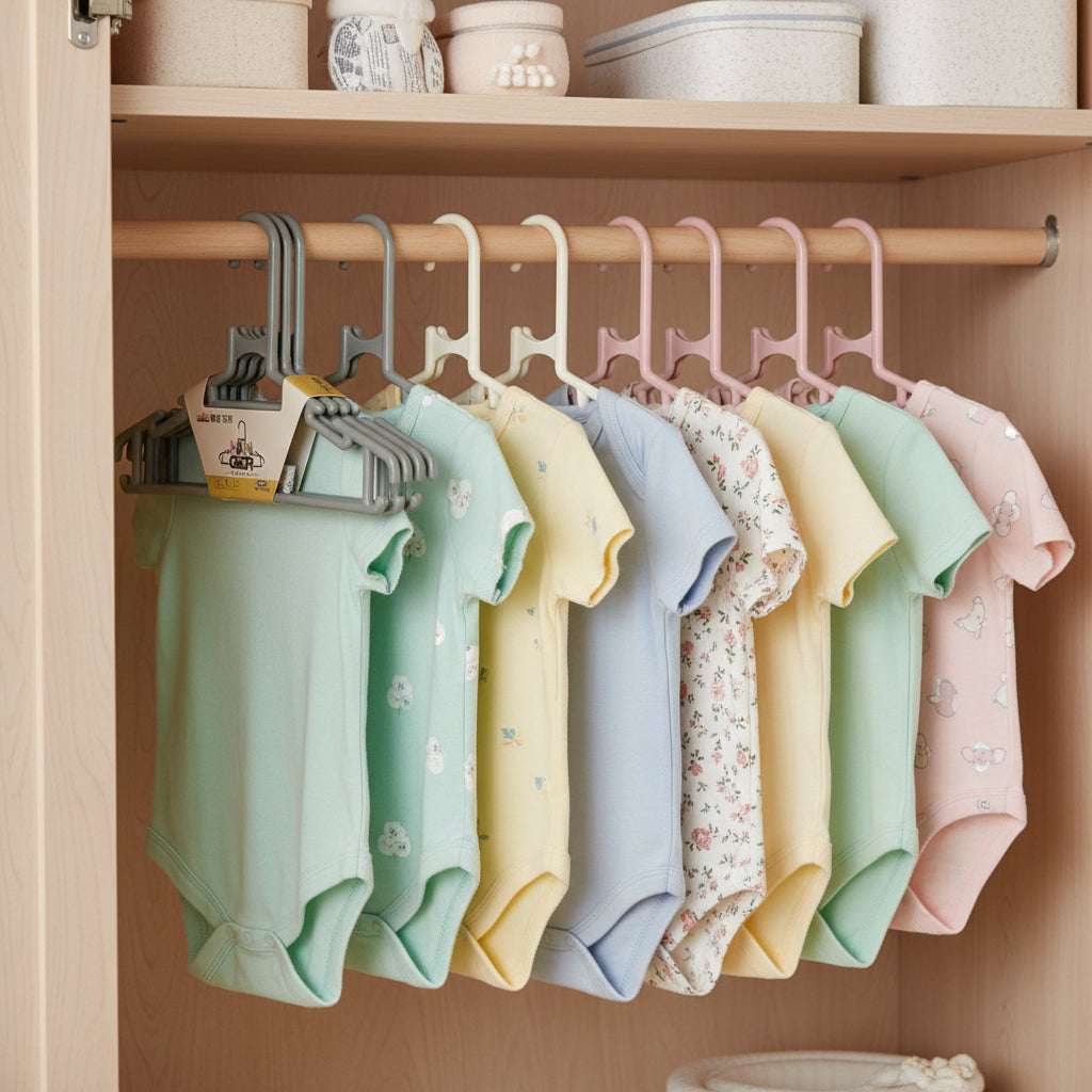 GANCHOS PLÁSTICO PARA ROPA DE NIÑO JENNIFER HOME