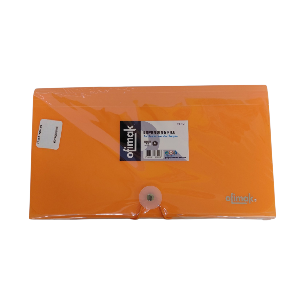 ARCHIVADOR SINFONIA PARA CHEQUES