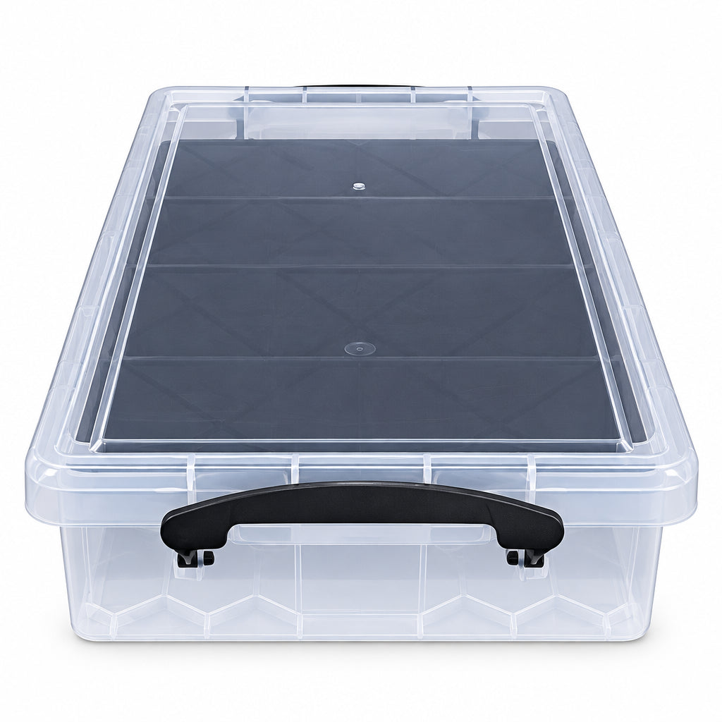 CAJA CON TAPA Y SEIS COMPARTIMIENTOS