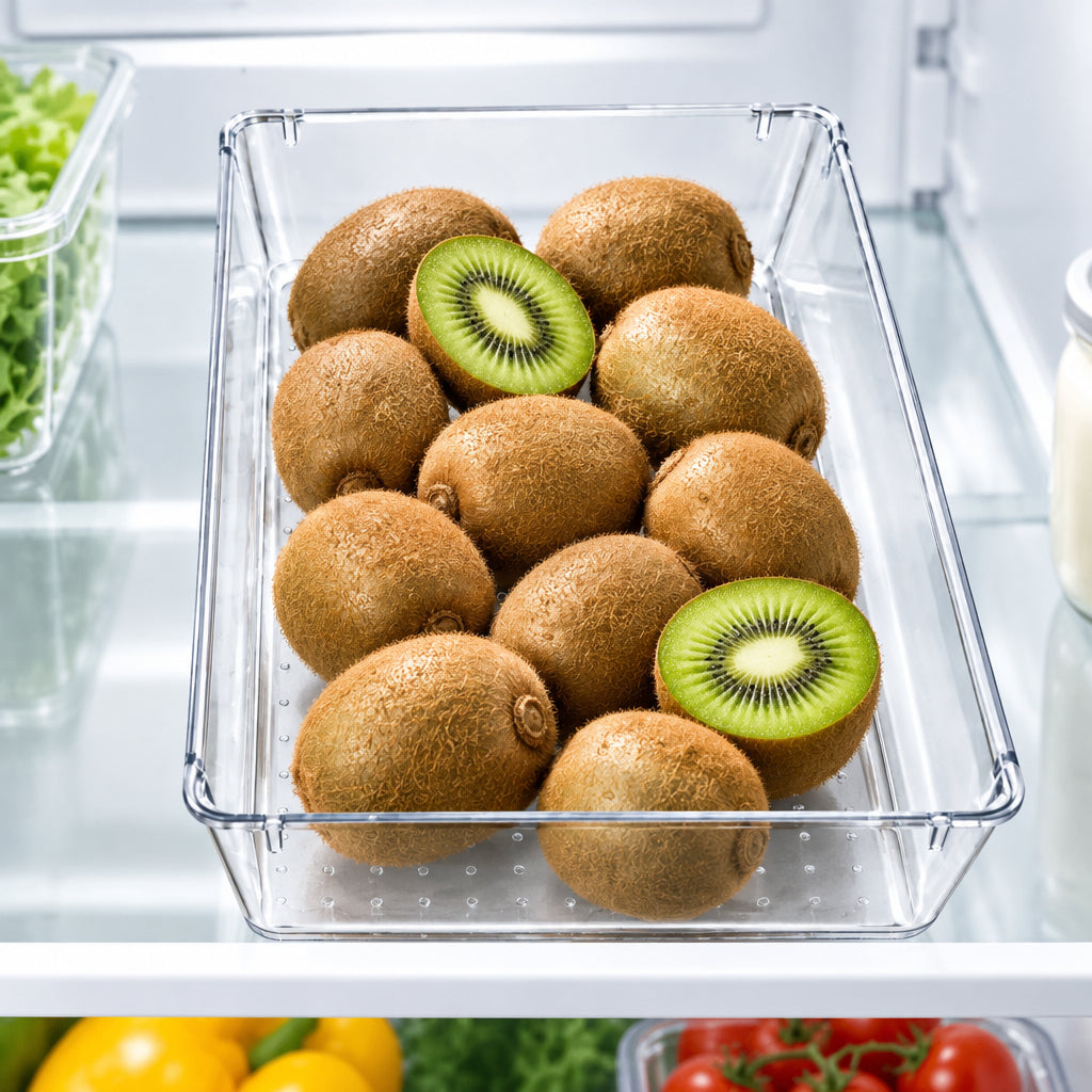 ORGANIZADOR PLÁSTICO DE ALIMENTOS PARA NEVERA