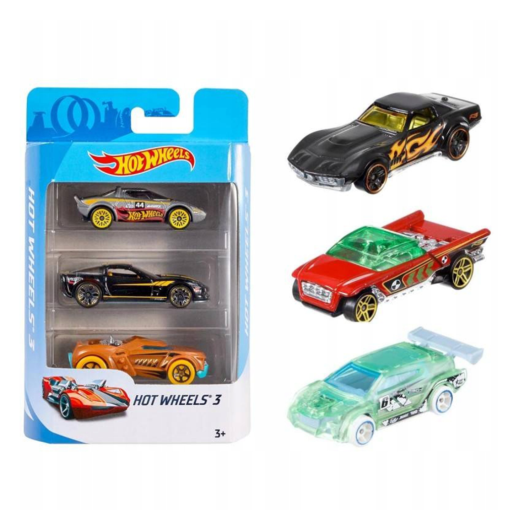 SET DE 3 CARROS HOT WHEELS SURTIDOS MATTEL