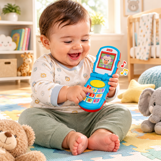 TELEFONO SONIDOS DIVERTIDOS PARA BEBE FISHER PRICE