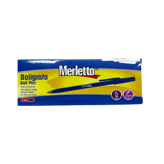 BOLIGRAFOS AZULES 12U