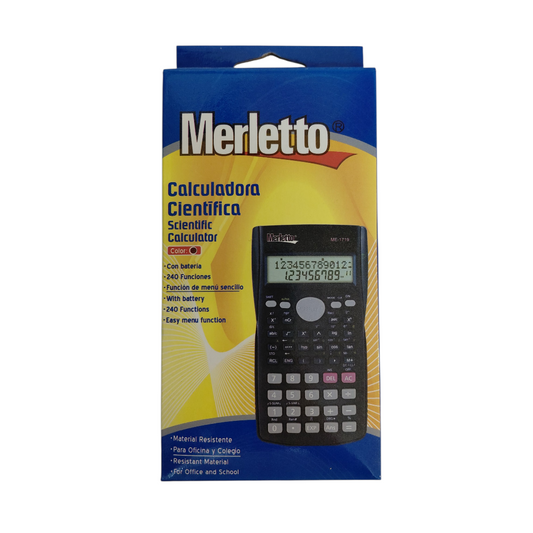 CALCULADORAS CIENTIFICA COLOR NEGRO