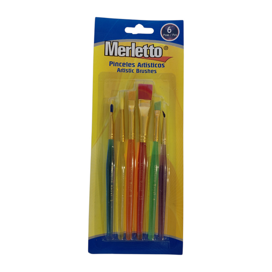 SET DE PINCELES ARTISTICOS 6U