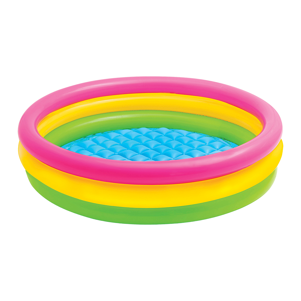 PISCINA INFLABLE SUNSET GLOW INFANTIL INTEX 58X13"