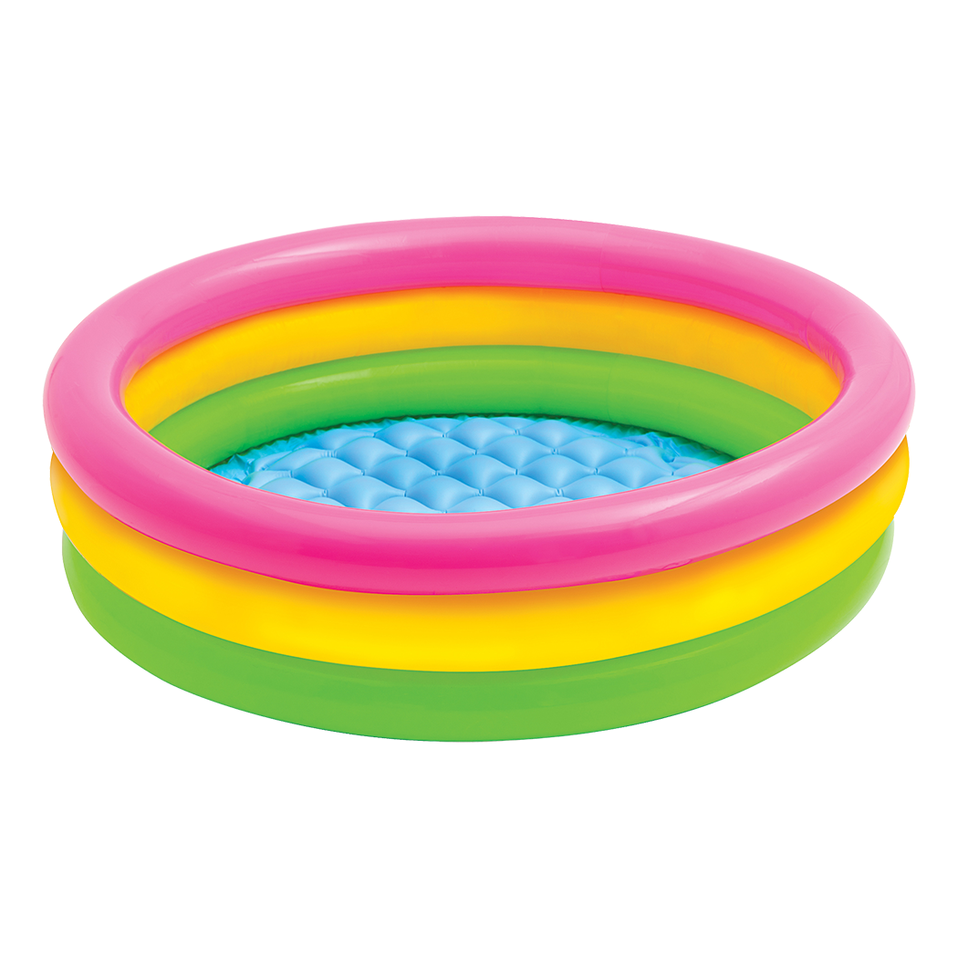 PISCINA INFLABLE SUNSET GLOW INFANTIL INTEX 34x10"