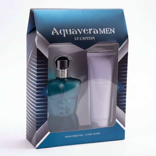 SET DE PERFUME/CREMA LE CAPITAN AQUAVERA 100ML
