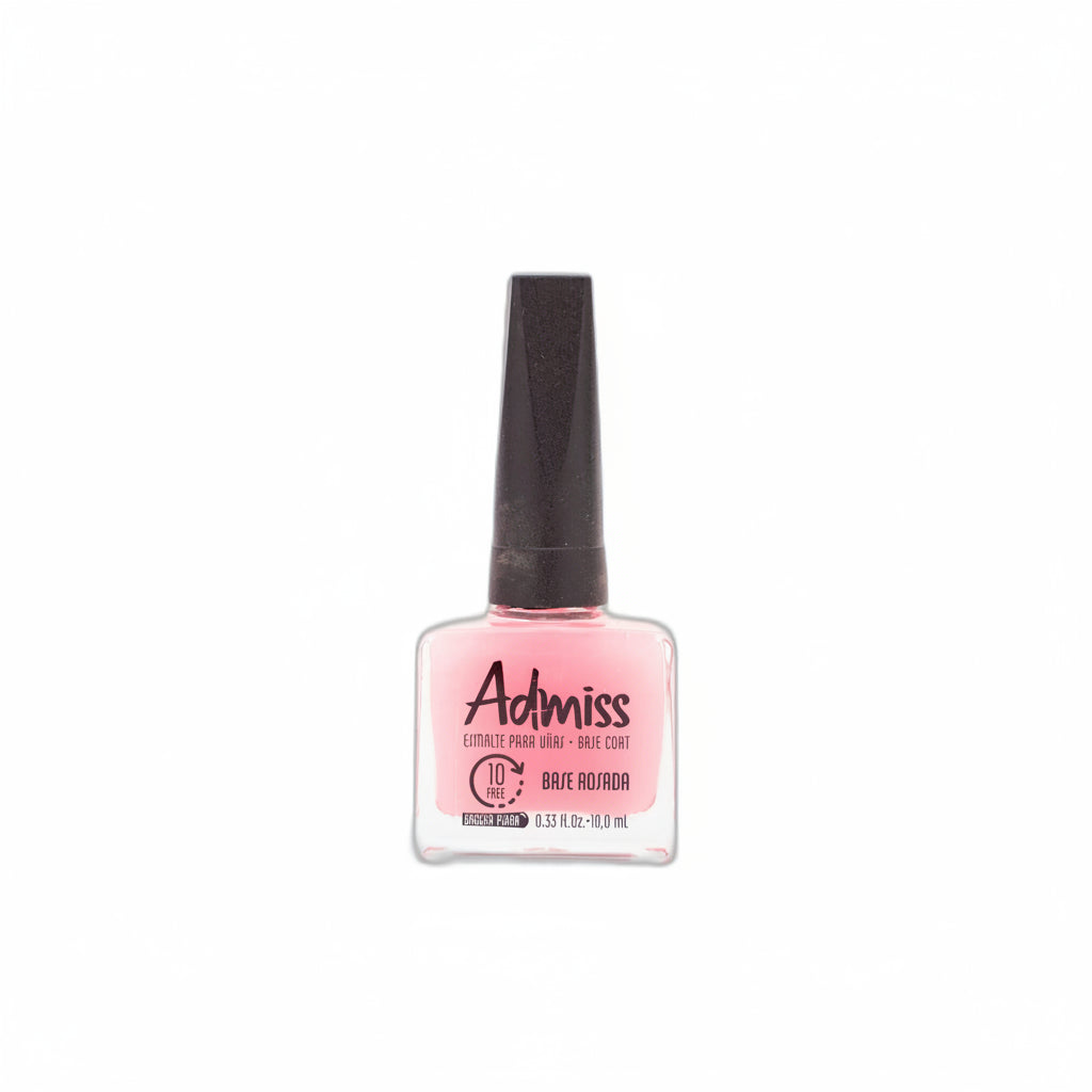 ESMALTE PARA UÑAS BASE ROSADA ADMISS
