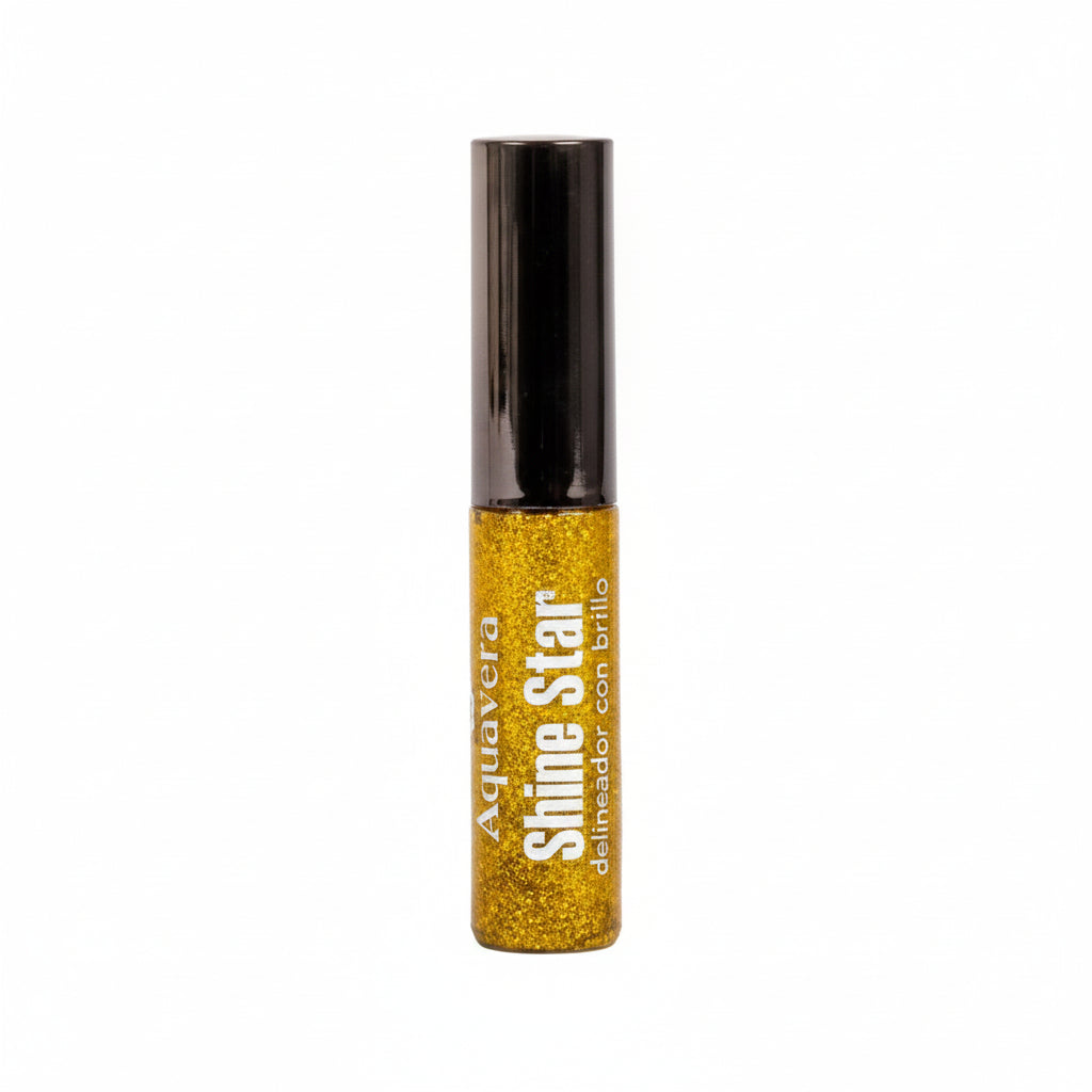DELINIADOR DE GLITTER DORADO AQUAVERA