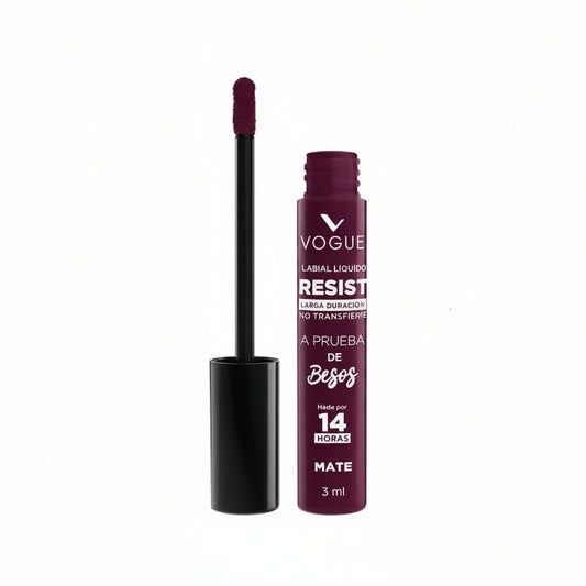 LABIAL LIQUIDO MATE RESIST TONO VALIENTE VOGUE