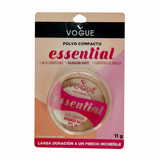 POLVO COMPACTO ESSENTIAL TONO GLAMOUR VOGUE