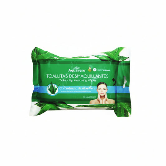 TOALLITAS DESMAQUILLANTES ALOE VERA AQUAVERA