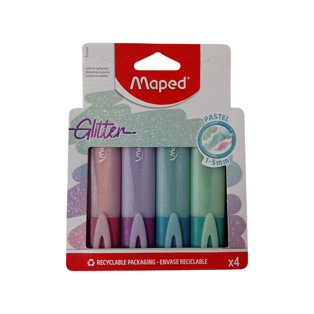 RESALTADORES CON GLITTER 4U