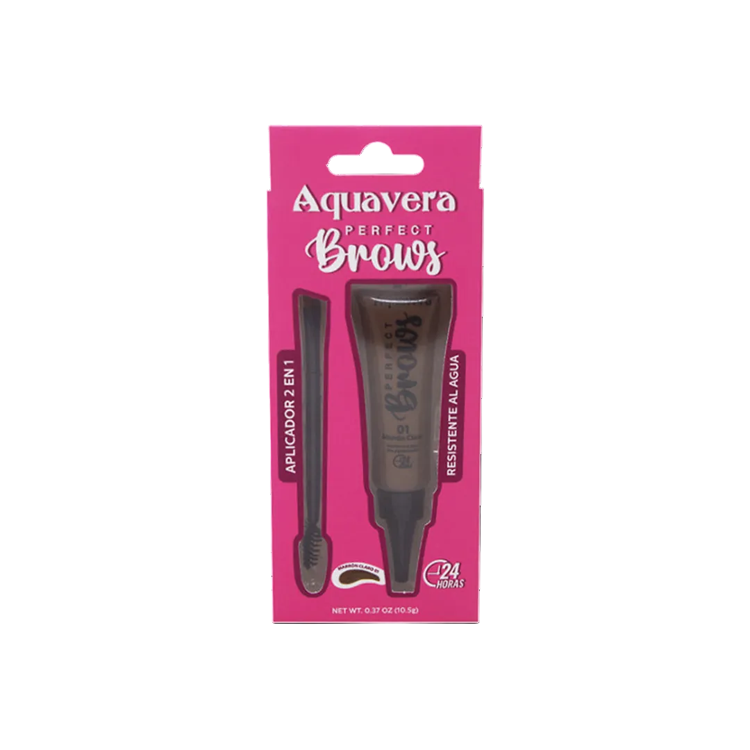 GEL DE CEJAS MARRON CLARO 01 AQUAVERA