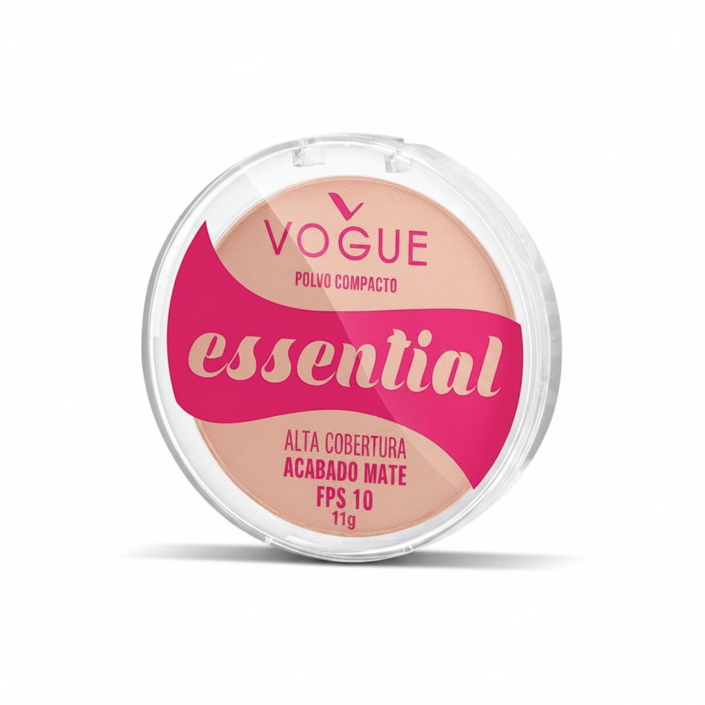 POLVO COMPACTO ESSNTIAL TONO CAPUCCINO VOGUE
