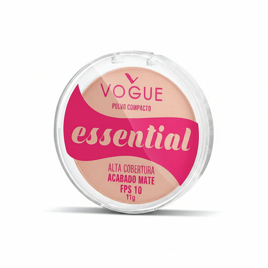 POLVO COMPACTO ESSNTIAL TONO CAPUCCINO VOGUE