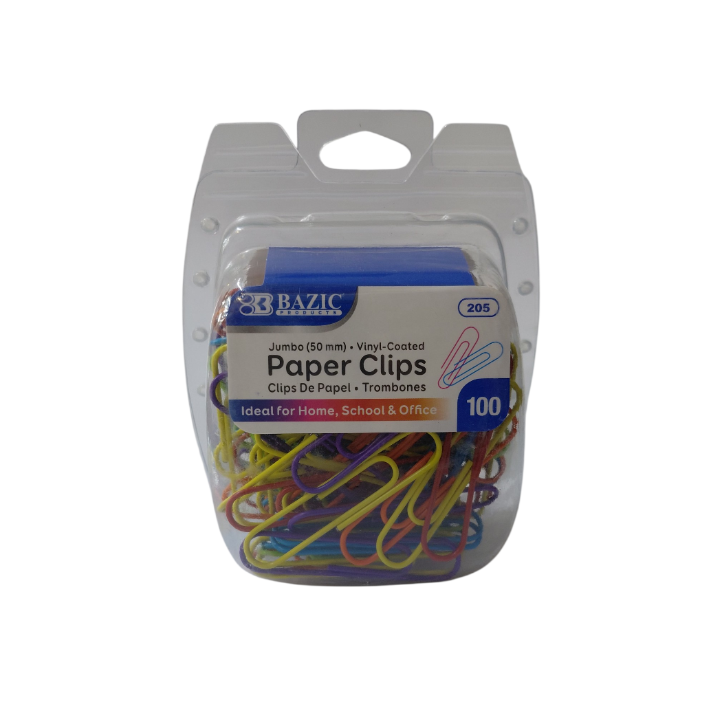 CLIPS PARA PAPEL COLORES SURTIDOS