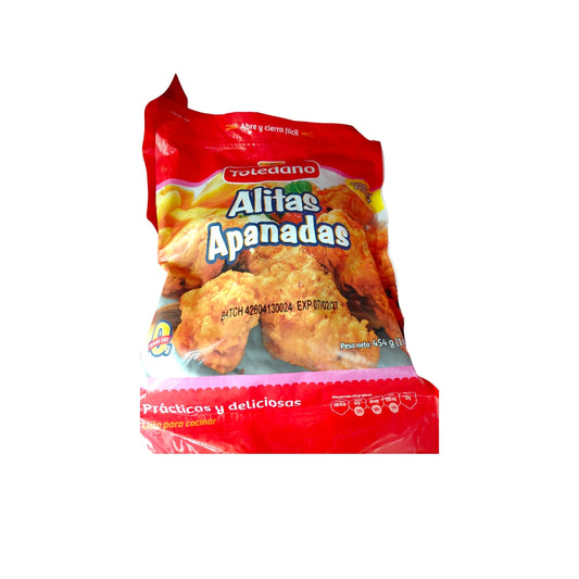 ALITAS APANADAS TOLEDANO 454GR