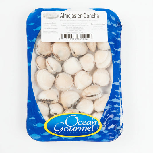 ALMEJAS CON CONCHA EN BANDEJA 300GR