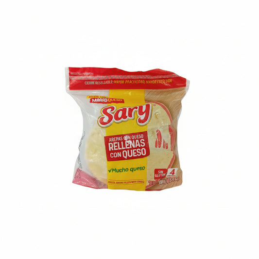 AREPA DE MAIZ RELLENA DE QUESO SARY 380GR