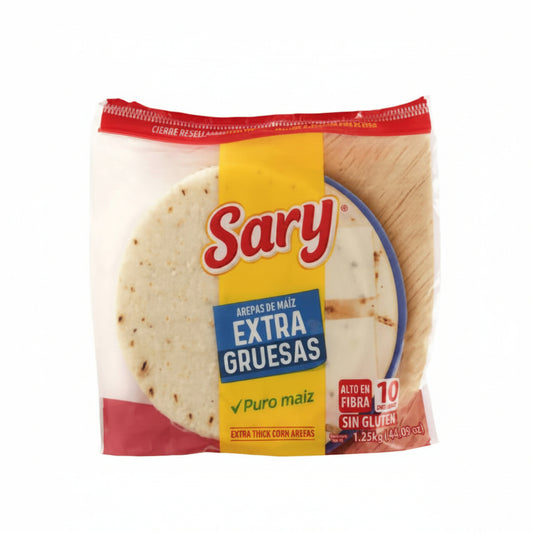 AREPA EXTRA GRUESA DE MAIZ BLANCO 1200GR