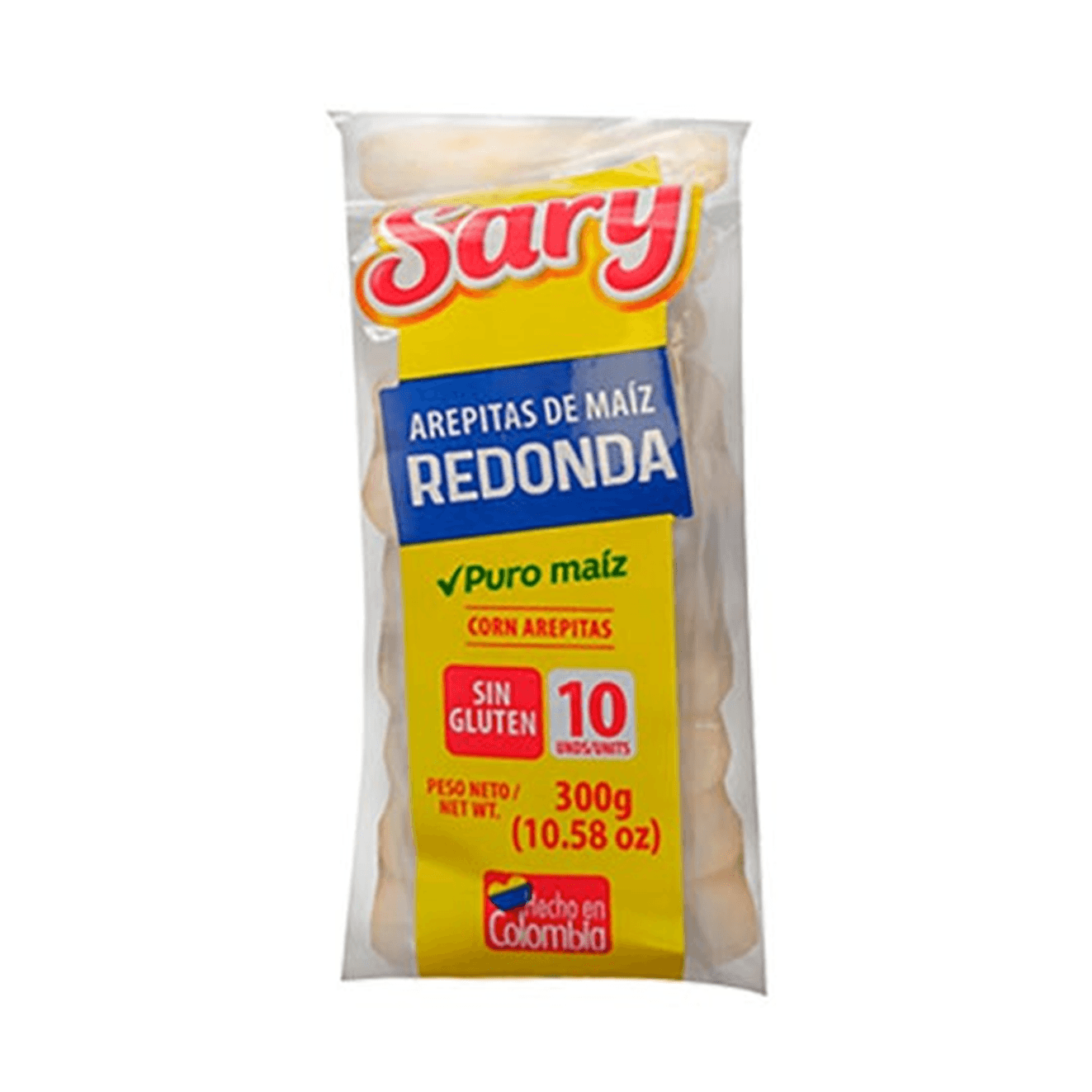 AREPITAS DE MAIZ REDONDA 300GR