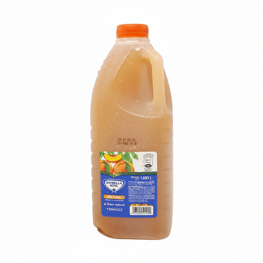 BEBIDA DE MELOCOTON ESTRELLA AZUL 1/2GL