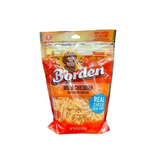 BORDEN MILD CHEDDAR REGULAR. CUT 1/2GL