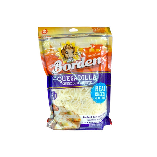 BORDEN QUESADILLA REGULAR SHRED 8OZ