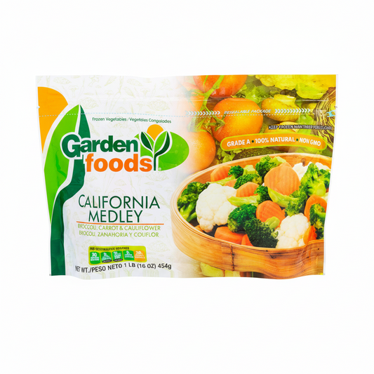 CALIFORNIA MEDLEY GARDEN FOODS 1LB