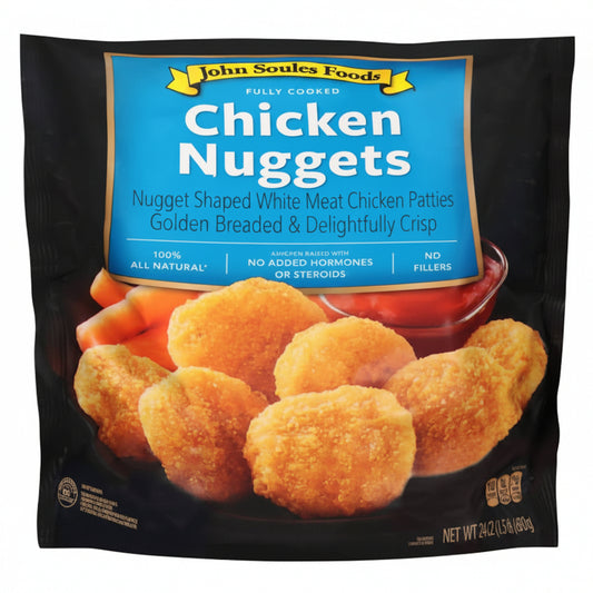 CHICKEN NUGGETS JOHN SOULES 24OZ